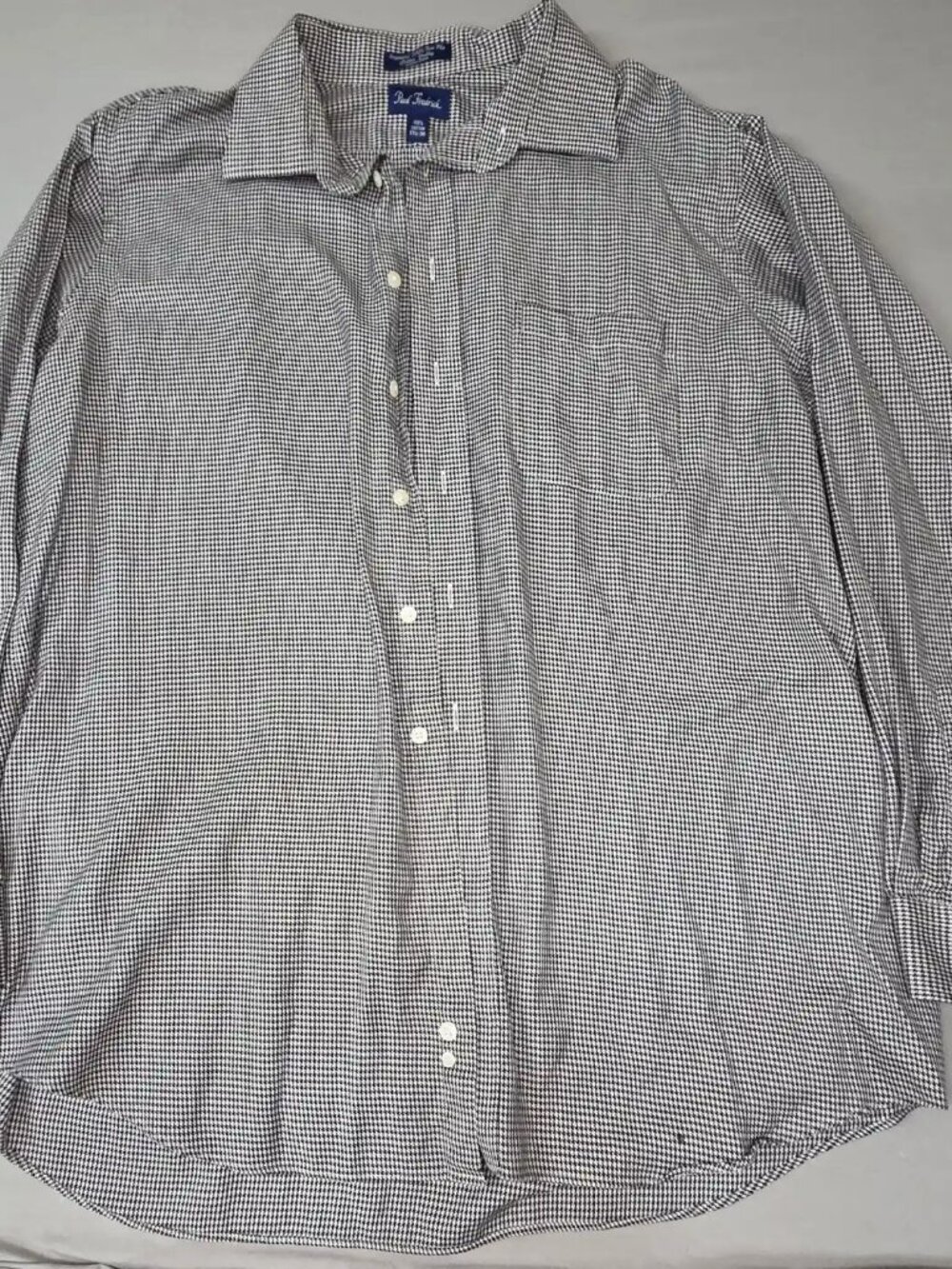 Paul Fredrick Imperial 100s Two Ply Cotton Dobby Shirt 17.5 36